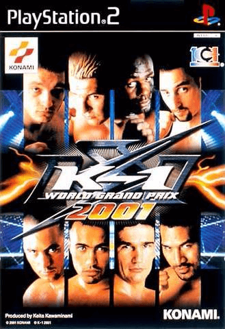 K-1 World Grand Prix 2001 box art for Playstation 2